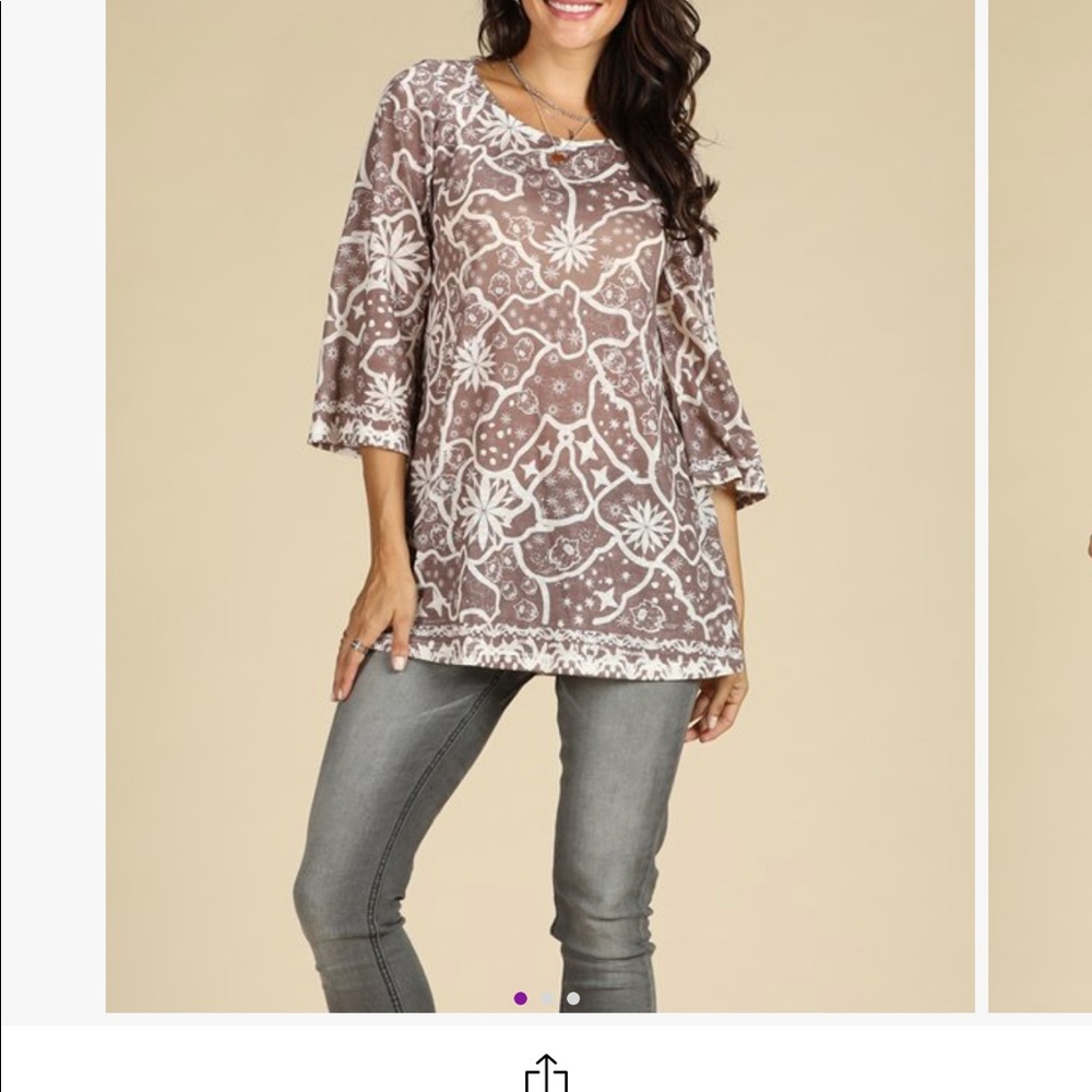Plus size Suzanne Betro blouse NWOT